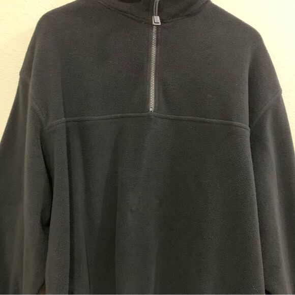 TIMBERLINE COLORADO FLEECE JACKET MENS XL BLACK QUARTER ZIP PULL ON. - Picture 4 of 15